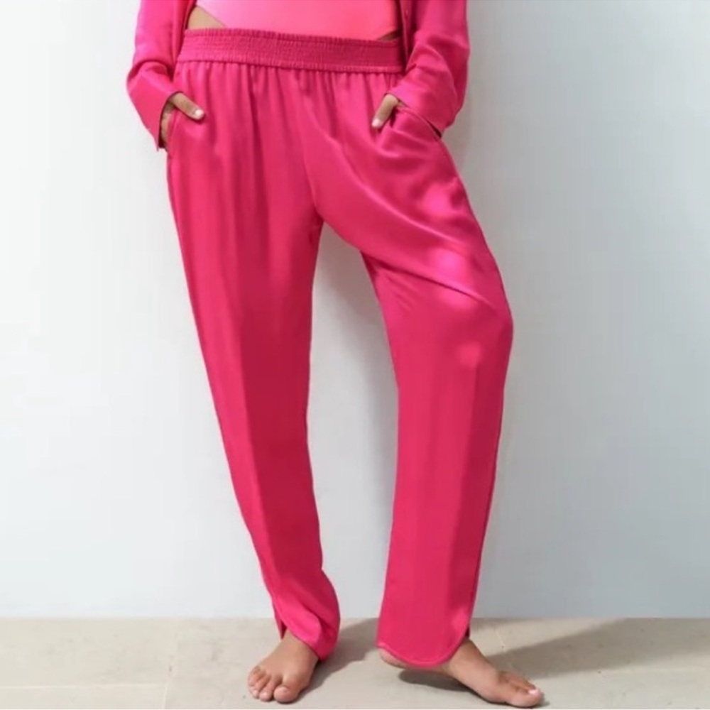 NWOT Zara satin pants